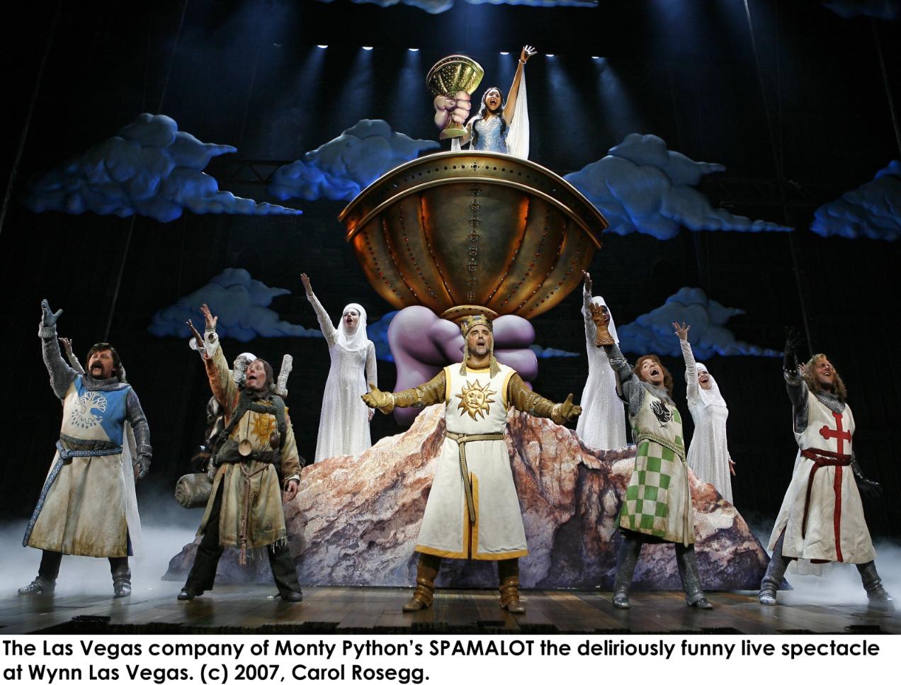 LVLG Brett's Vegas View spamalot, le reve, Mac King, Rita Rudner