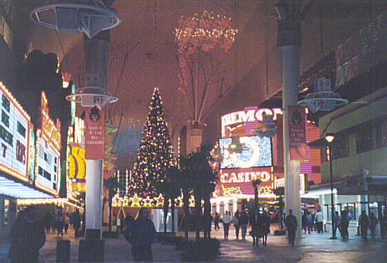 Fremont Street before Christmas