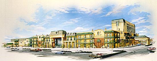 Artists Conception of the Orleans Hotel & Casino