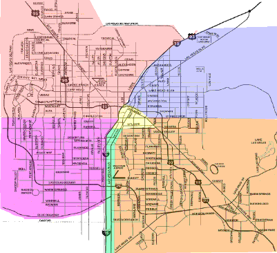 vegas strip map. Map of Las Vegas