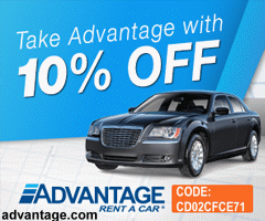 Get 10% Off already low internet Las Vegas rental Car rates at Advantage Rent a Car