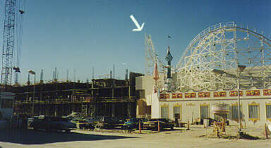 Side View of the Hotel Showing New Construction