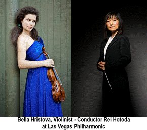 Bella Hristova and Rei Hotoda at Las Vegas Philharmonic