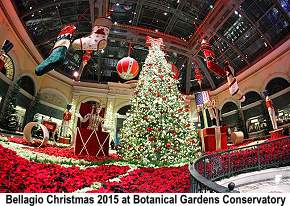 Bellagio Christmas 2015 Botanical Gardens Conservatory