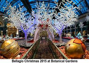 Bellagio Christmas 2015 Botanical Gardens Conservatory