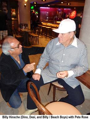 Billy Hinsche with Pete Rose