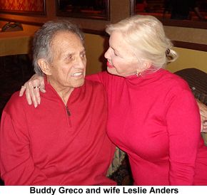 Buddy Greco and wife Leslie Anders