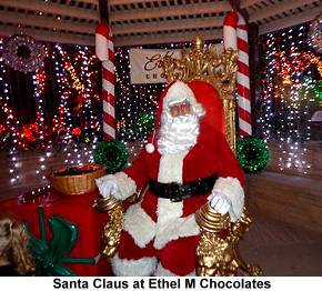 Ethel M Chocolates Santa Claus