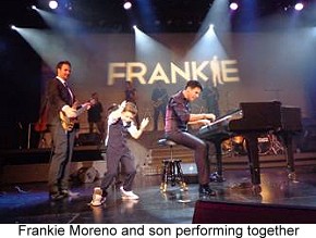 Frankie Moreno and son