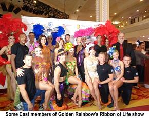 Golden Rainbows Ribbon of Life show cast members
