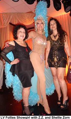 LV Follies Showgirl with ZZ and Shellie Zorn