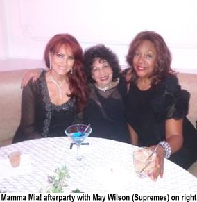 Mamma Mia! afterparty with Mary Wilson