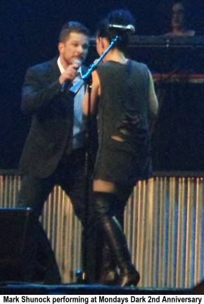 Mark Shunock performing Mondays Dark