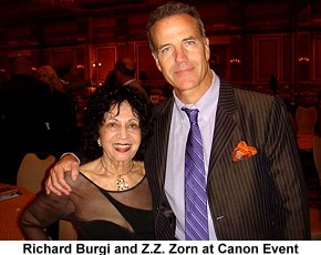 Richard Burgi and ZZ Zorn at Canon Event