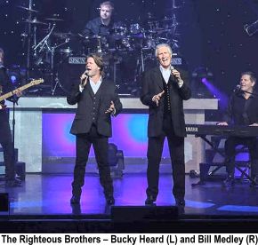 Righteous Brothers Bucky Heard and Bill Medley