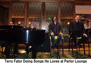 Terry Fator doing songs he loves at Parlor Lounge