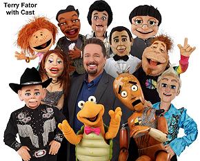 Terry Fator with Cast